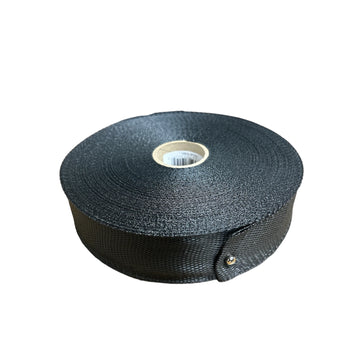 710-100 Woven Polypropylene 1-3/4 in. x 100 yd. Black Duct Hanging Strap