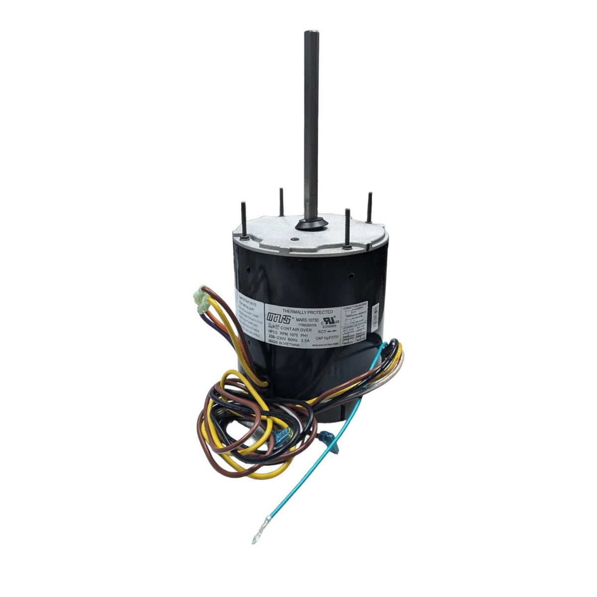 Cond Motor Base 10730 MARS Condenser Fan Motor 1/2 HP 208/230 Volt — NWF Supply