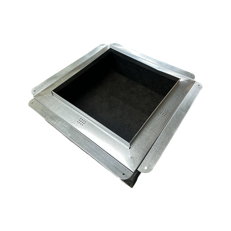 10X10 Insulated Return Air Boot Box R6 4" Tall