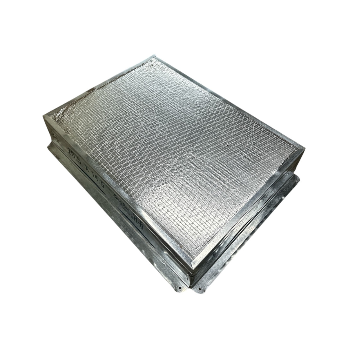 14X20 Insulated Return Air Boot Box R6 4