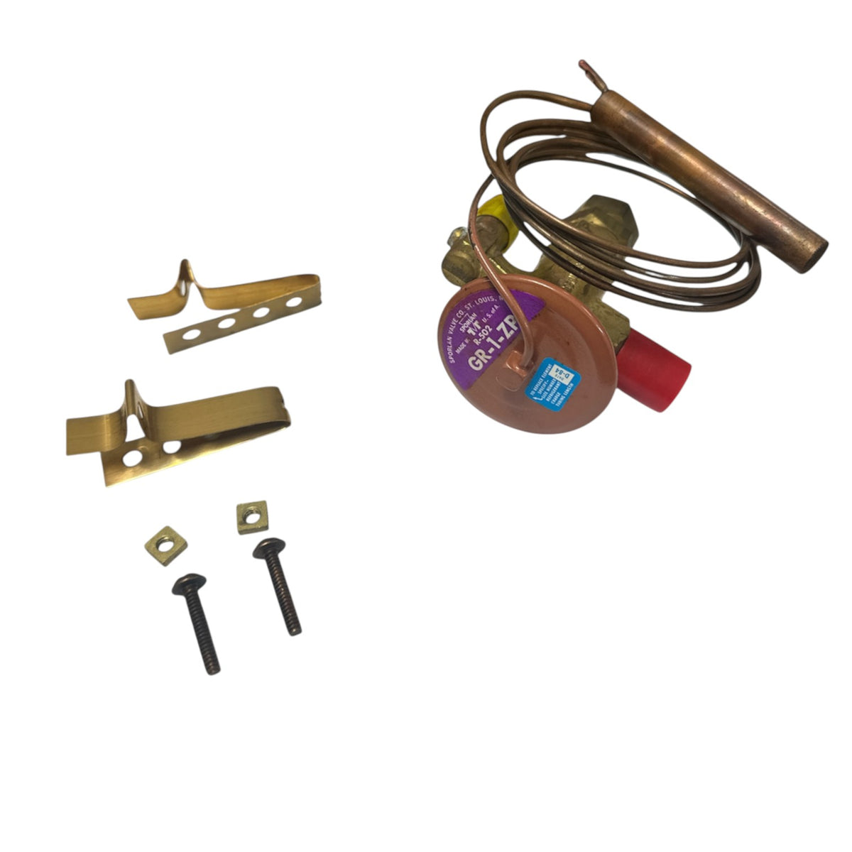 Détendeur Thermostatique Sporlan 3/8" X 1/2" SAE F Foot - Modèle GFE 1/2 ZP, Neuf Sous Emballage.