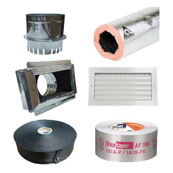 12"x6" Duct and Vent Kit