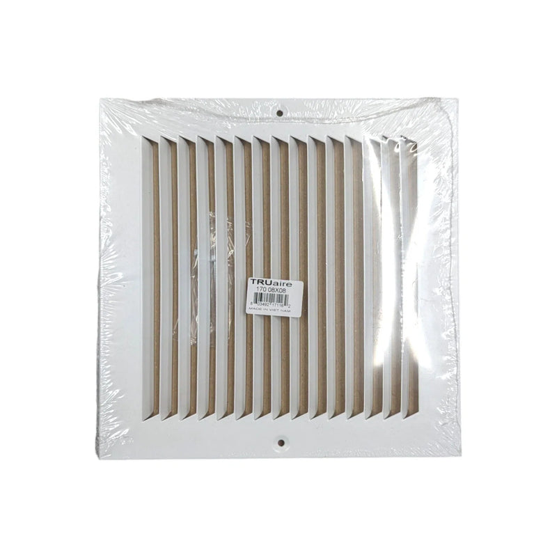 170 TRUaire Stamped Louver Steel Grille 8"x8"