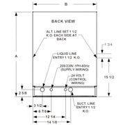 24WCX12-BB 2 Ton Thru-the-Wall First Company Split Air Conditioner Condensing Unit