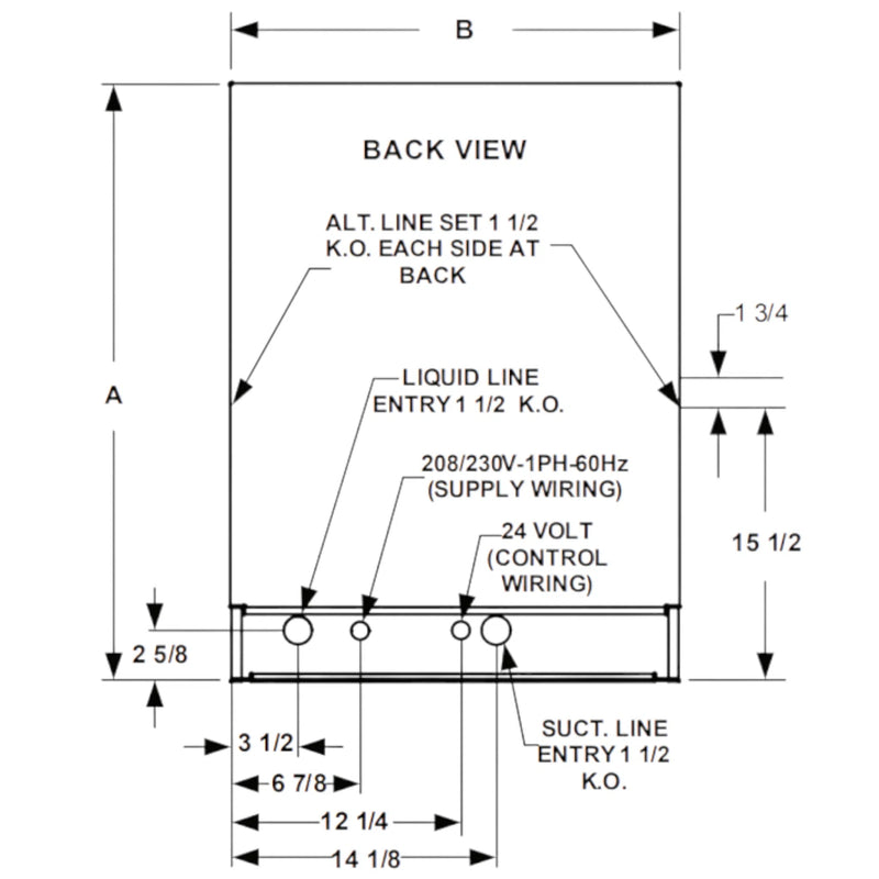 30WCXA12-BB 2.5 Ton Thru-the-Wall First Company Split Air Conditioner Condensing Unit