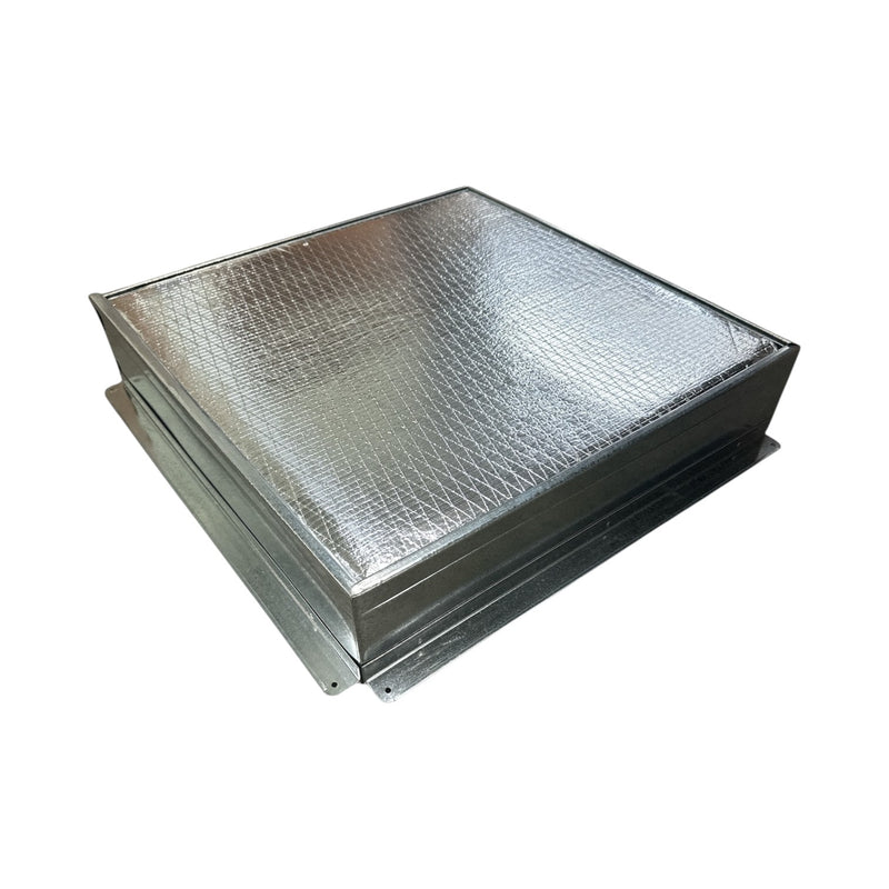 18X18 Insulated Return Air Boot Box R6 4" Tall