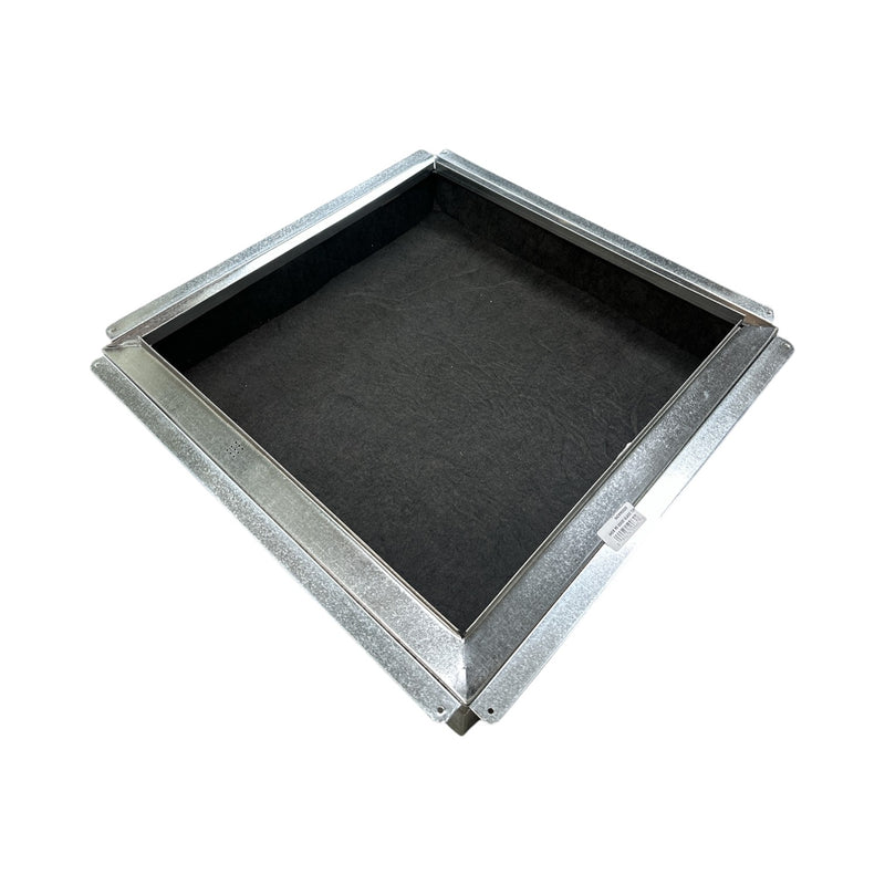 20X20 Insulated Return Air Boot Box R6 4" Tall