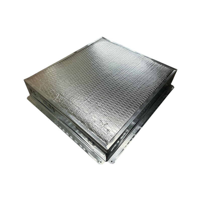 18X20 Insulated Return Air Boot Box R6 4" Tall