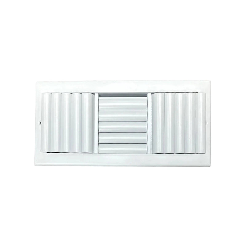 TureAire Aluminum White Ceiling Register 3 Way 14x6 Adjustable Louver