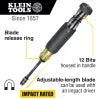 Klein Tools 32304 14 in 1 HVAC Adjustable Length Impact Screwdriver with Flip Socket