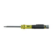 Klein Tools 32613 HVAC Pocket Screwdriver 3 in 1 Phillips Slotted Schrader Bits