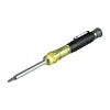 Klein Tools 32613 HVAC Pocket Screwdriver 3 in 1 Phillips Slotted Schrader Bits