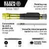 Klein Tools 32613 HVAC Pocket Screwdriver 3 in 1 Phillips Slotted Schrader Bits