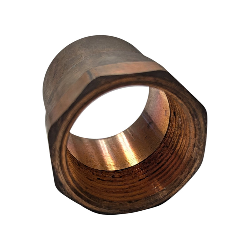 Copper Adapter 1-5/8" Solder to 1-1/4" Female Pipe Thread