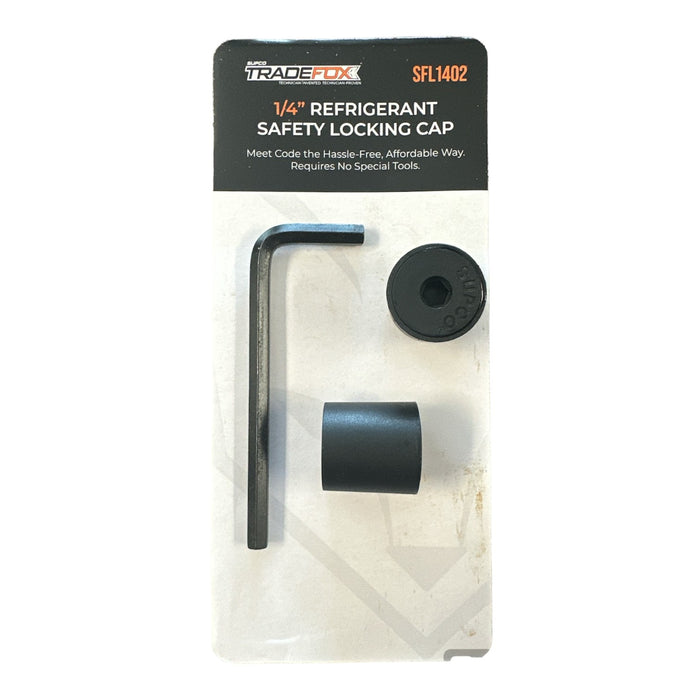 SFL1402 Safety Locking Cap 1/4" 2 Pack