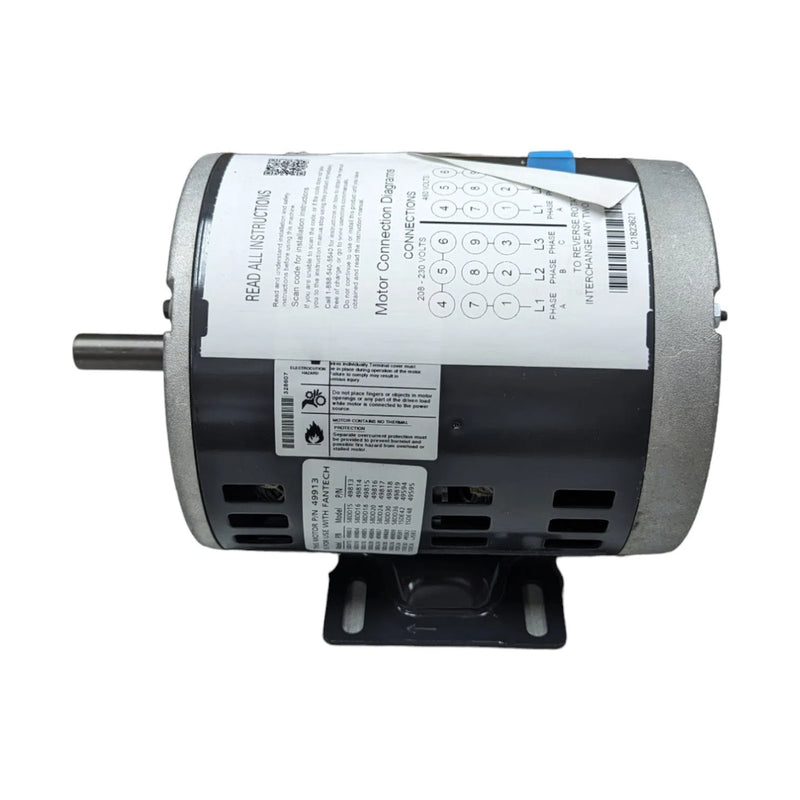 49913 Fantech General Purpose Polyphase 3/4 HP 1725 RPM