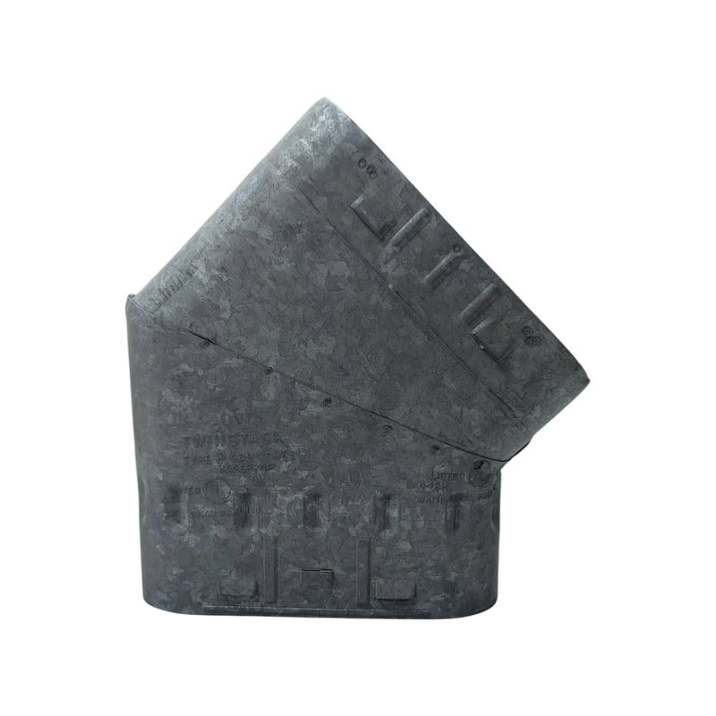 Type B Double Wall Oval Elbow 45°