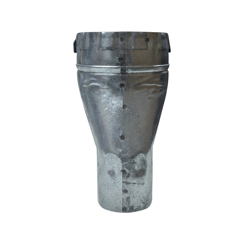 Type B Double Wall Adapter Oval to Round 4"