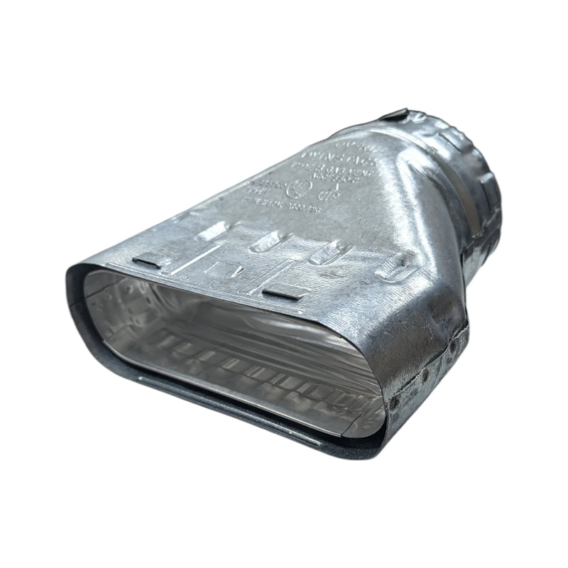 Type B Double Wall Adapter Oval to Round 4"