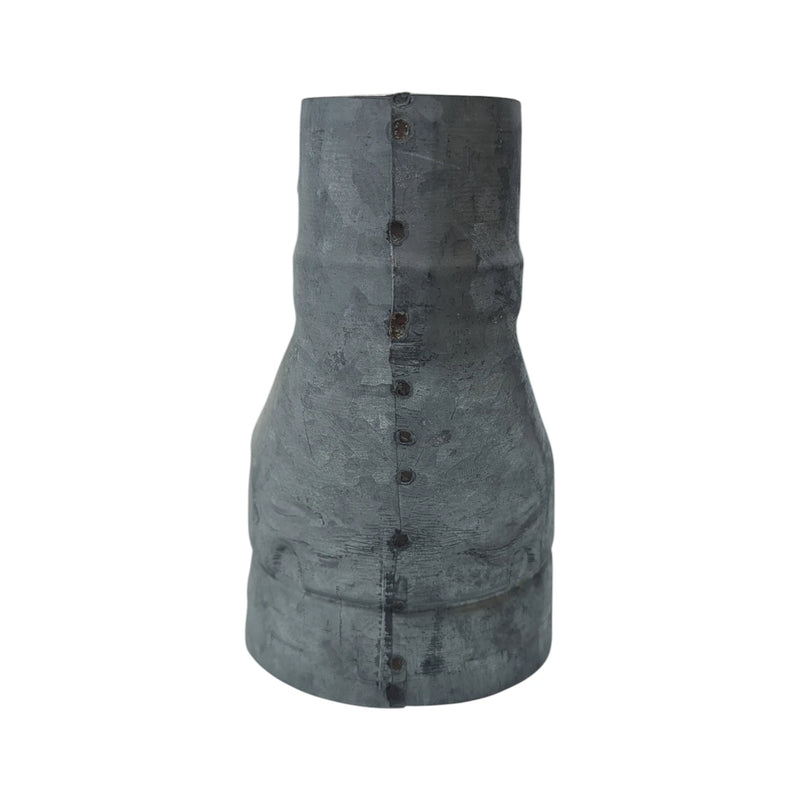 Type B Double Wall Adapter Round to Oval 4"