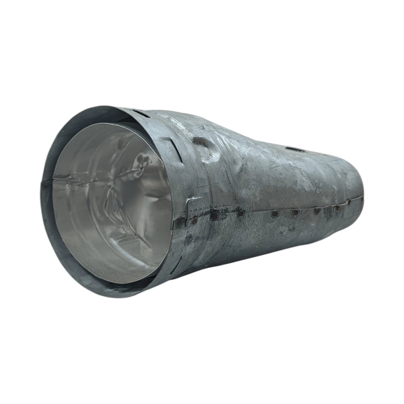 Type B Double Wall Adapter Round to Oval 4"