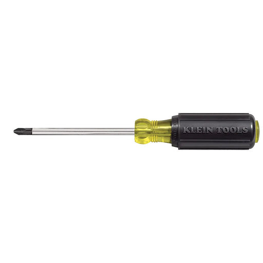 Klein Tools 603-4 #2 Phillips Screwdriver 4-Inch Round Shank