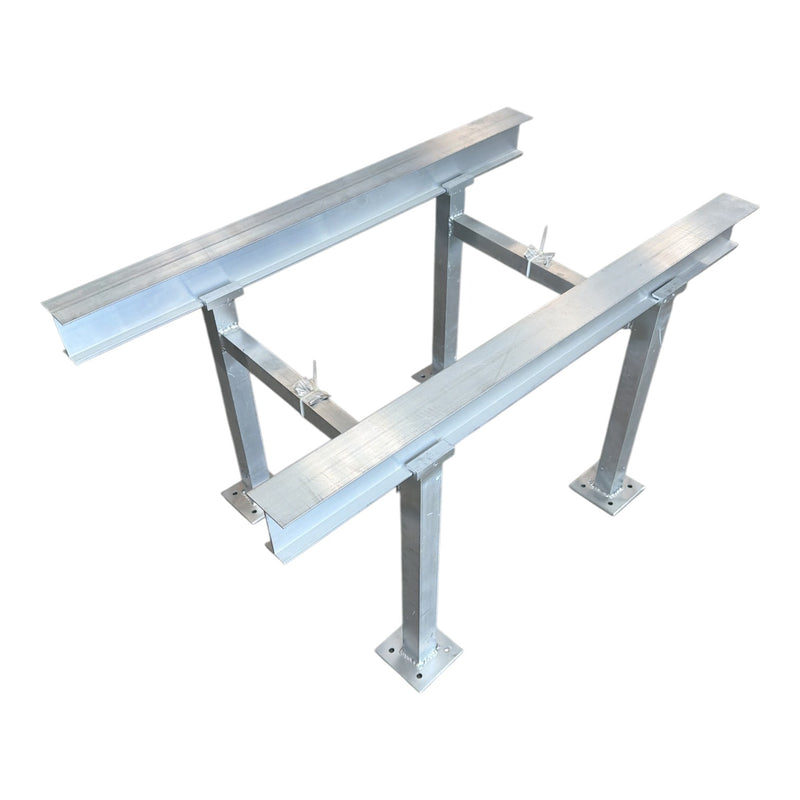 7-633 Adjustable Aluminum HVAC Condenser Stand 3' Stand With 18" Legs