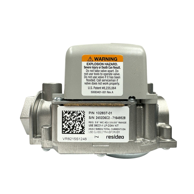 102837-01 OEM Allied Concord Ducane Replacement Furnace Combustion Gas Valve