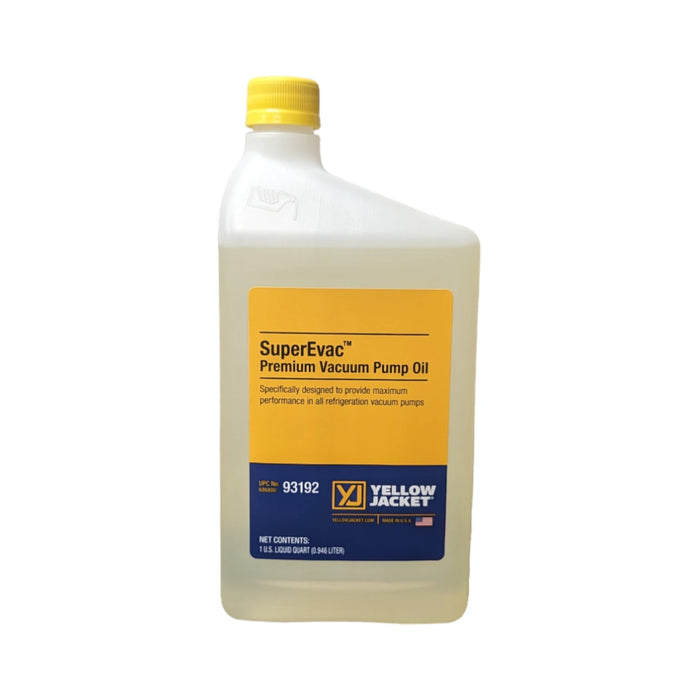 93192 Yellow Jacket SuperEvac Premium Vacuum Pump Oil 1 Qt