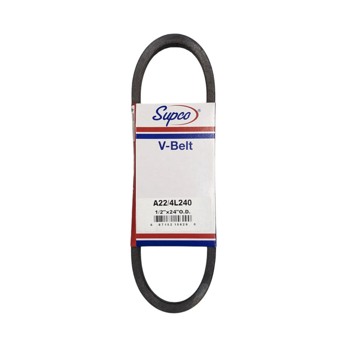 A22/4L240 Supco V-Belt 1/2"x24" O.D.