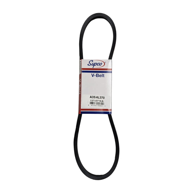A35/4L370 Supco V-Belt 1/2"x37" O.D.