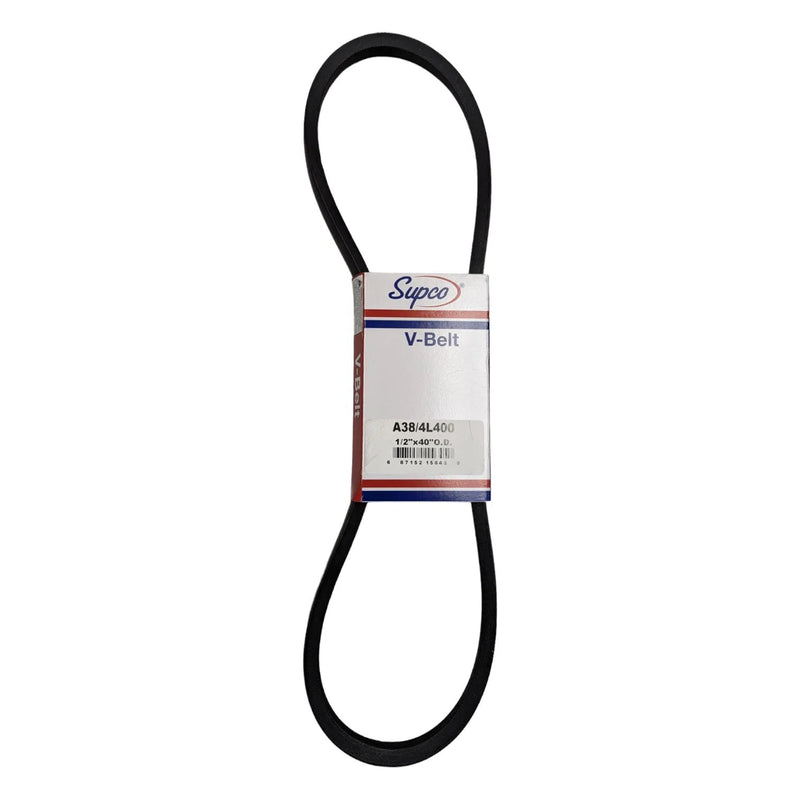 A38/4L400 Supco V-Belt 1/2"x40" O.D.