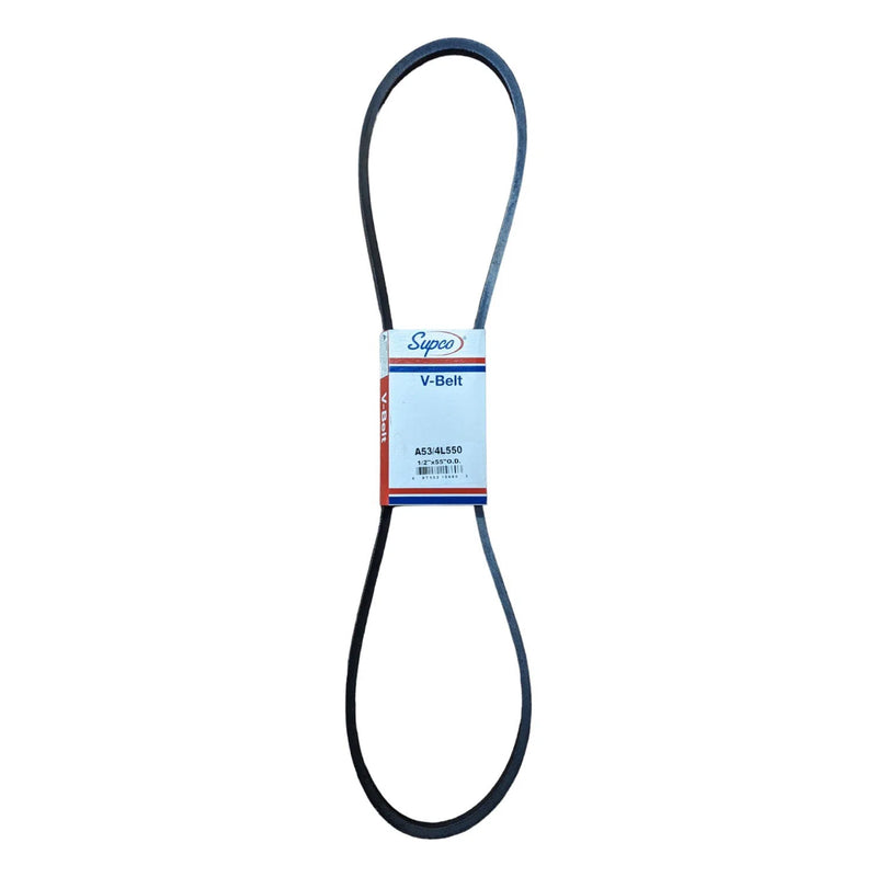 A53/4L550 Supco V-Belt 1/2"x55" O.D.