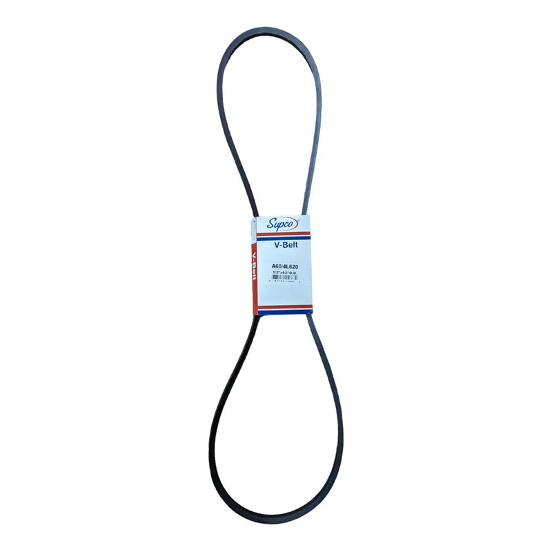 A60/4L620 Supco V-Belt 1/2"x62" O.D.