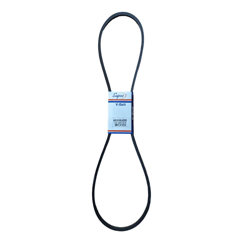 A61/4L630 Supco V-Belt 1/2"x63" O.D.