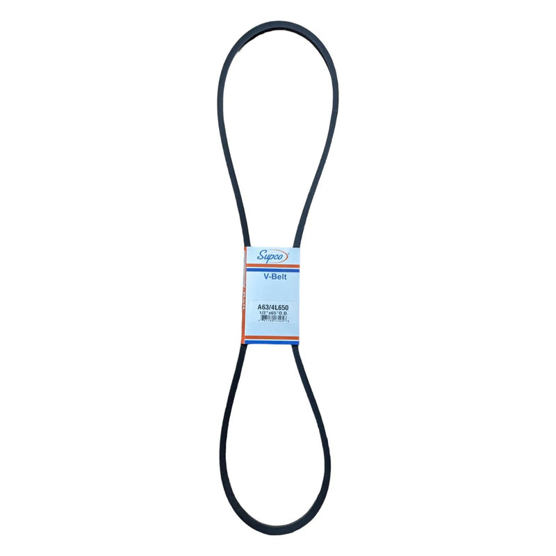 A63/4L650 Supco V-Belt 1/2"x65" O.D.