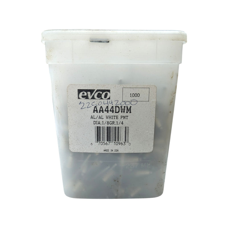 Evco AA44DWM Rivets 1000 Count