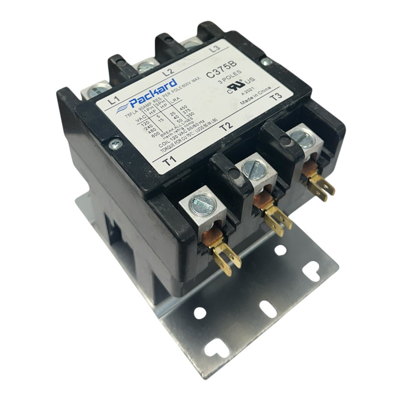 C375B Packard Contactor 3 Pole 75 Amps
