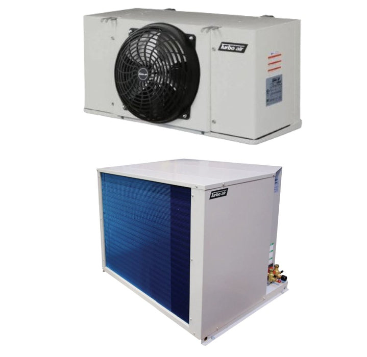 Turbo Air 1/2 HP Medium Temp Cooler Condensing Unit and Evaporator R-448A/R-449A 1 Phase 208/230v