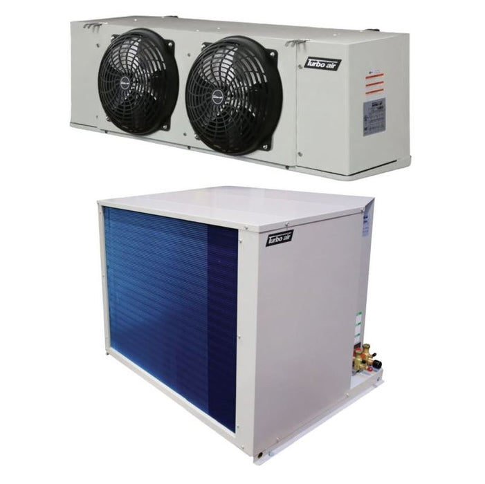 Turbo Air 1.5 HP Medium Temp Cooler Condensing Unit and Evaporator R-448A/R-449A 1 Phase 208/230v