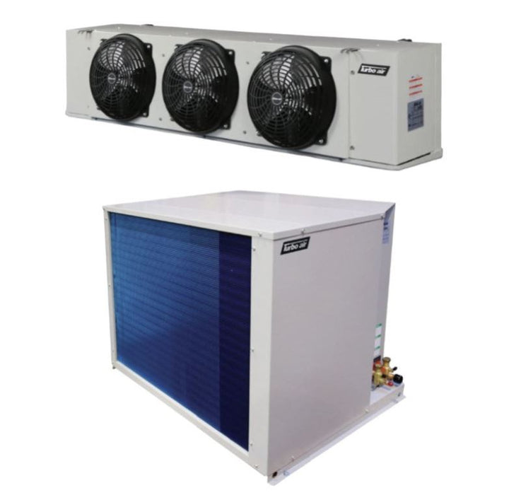 Turbo Air 2.5 HP Medium Temp Cooler Condensing Unit and Evaporator R-448A 1 Phase 208/230v