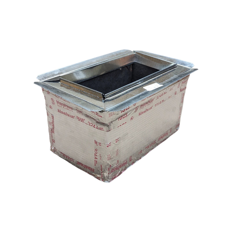 12x6 Ductboard Townhouse Boot 9" Tall R-6 Insulation Value