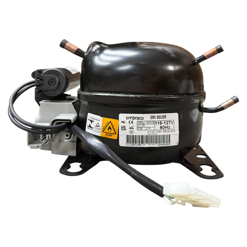 EMI50UER Embraco Refrigeration Compressor 1/6 HP R290 115v