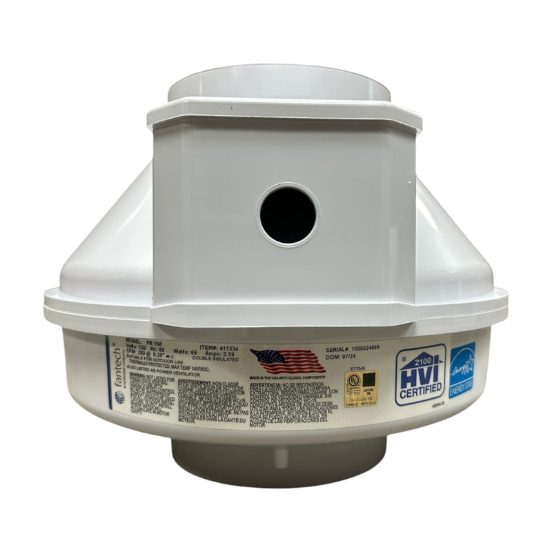 FR150 Fantech Centrifugal Inline Fan 6"