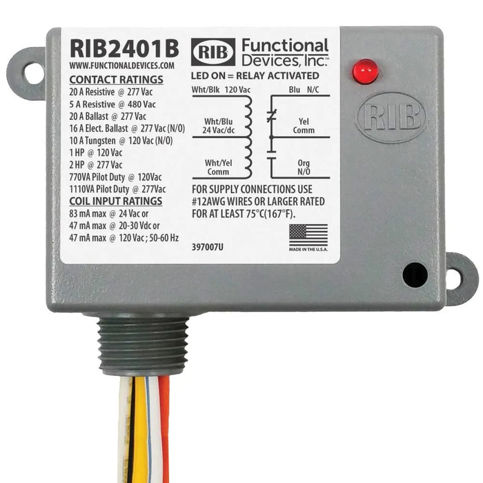 RIB2401B RIB Enclosed Relay