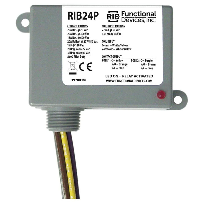 RIB24P RIB Enclosed Relay