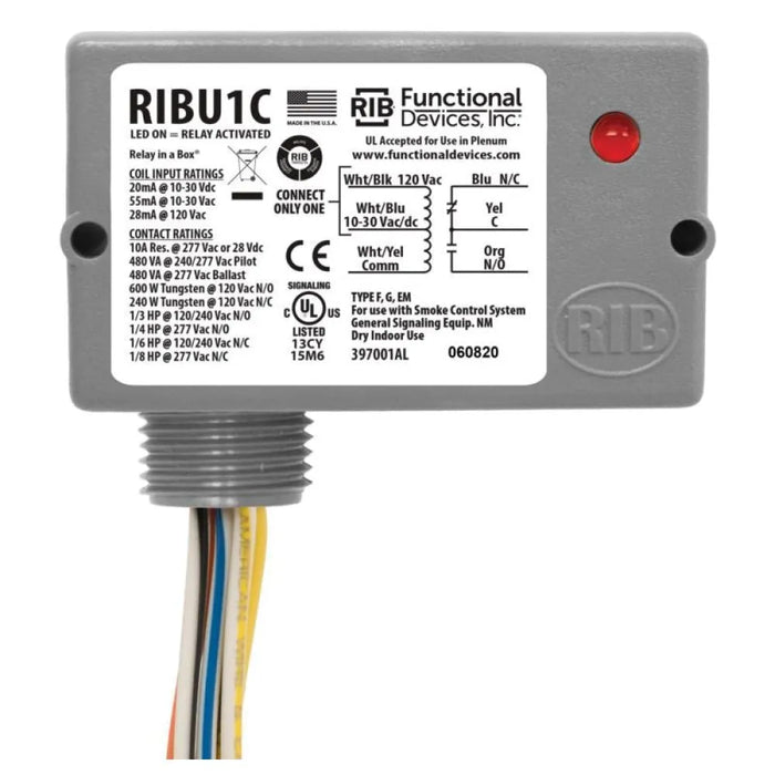 RIBU1C RIB Enclosed Relay