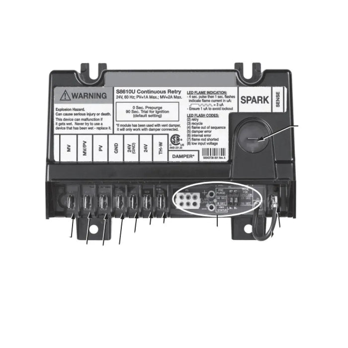 S8610U3009 Honeywell Intermittent Pilot Module