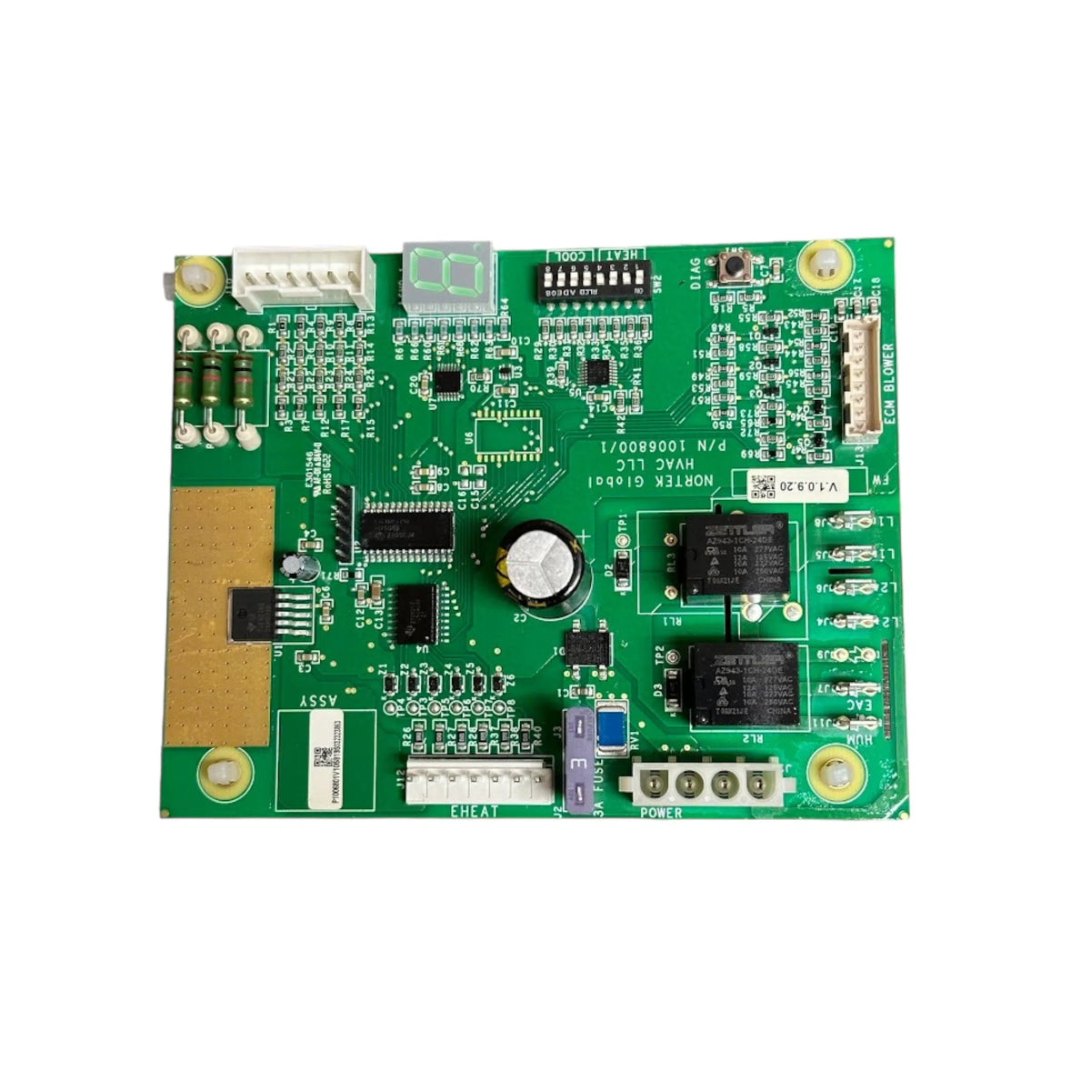 Nortek Nordyne Intertherm Miller Furnace Control Board - Factory OEM Part 1006801R