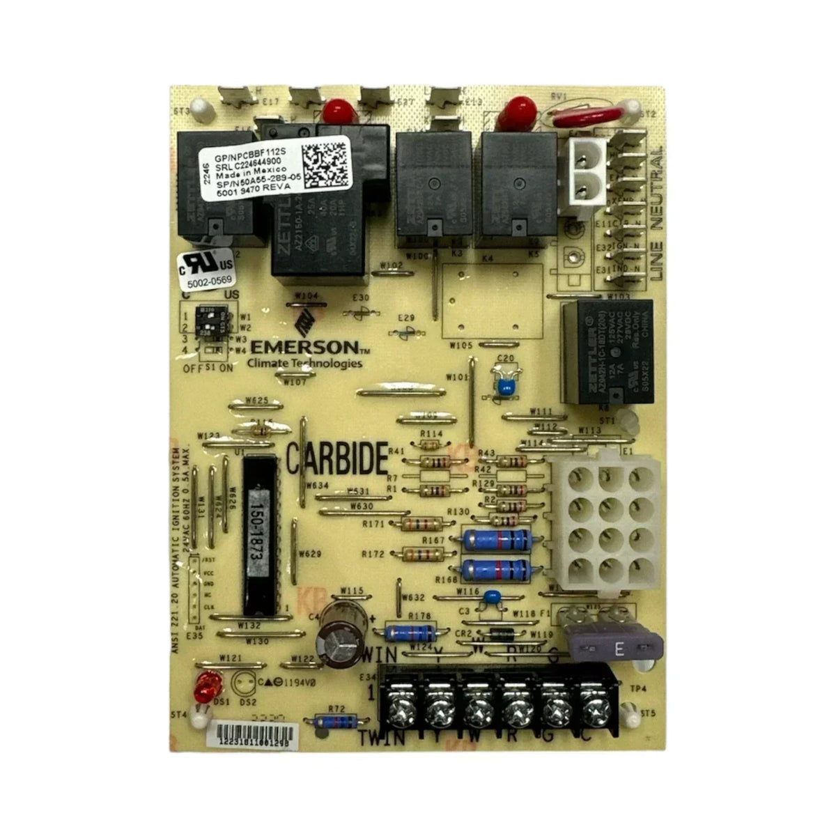PCBBF123 OEM Goodman Amana Daikin Furnace Replacement Control Circuit ...